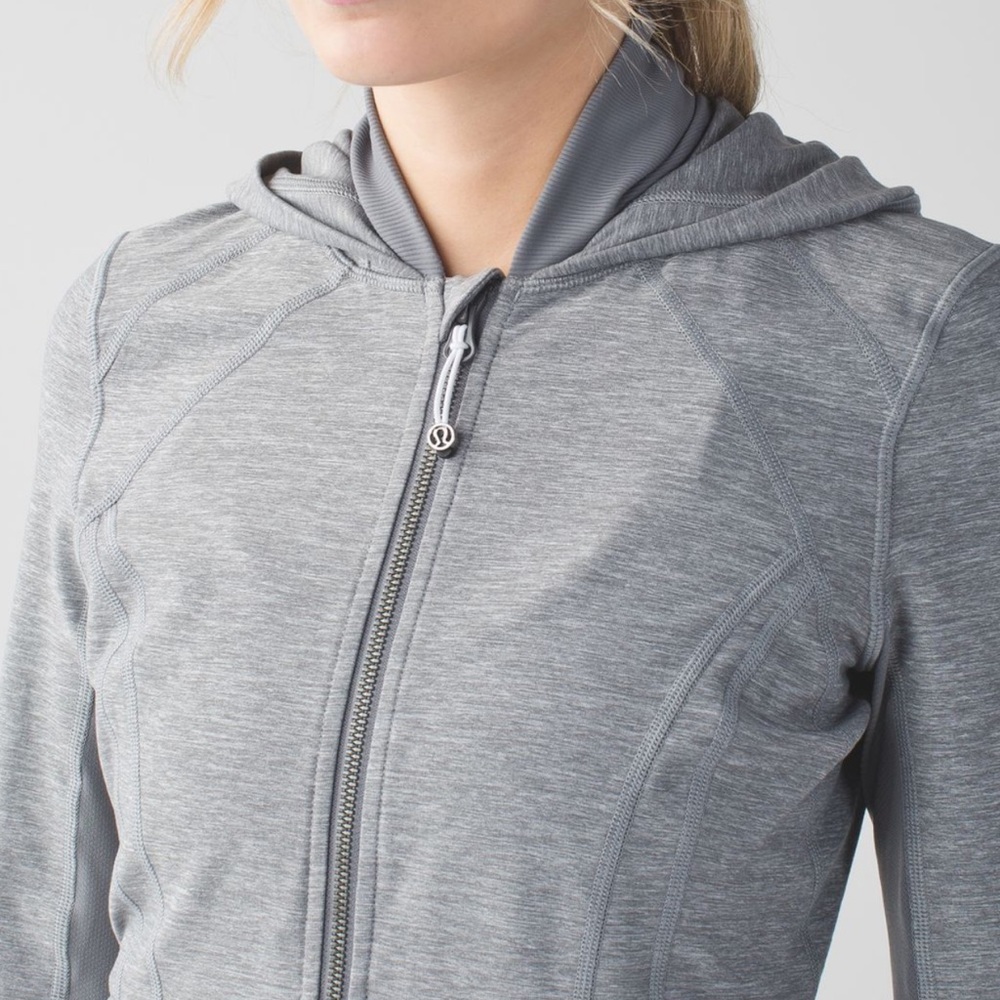 Lululemon daily practice jacket heathered slate - Picture 5 of 16